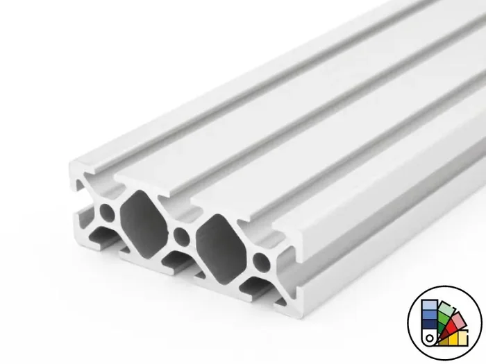 Aluminiumprofil 20x60L I-Typ Nut 5 – Stablänge 3 Meter – Pulverbeschichtung in verschiedenen Farben wählbar
