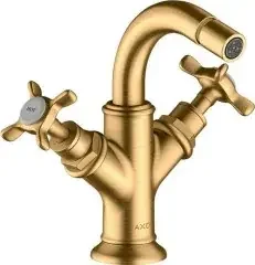 Axor 2-Griff-Bidetarmatur MONTREUX m ZAG 1 1/4Z brushed brass