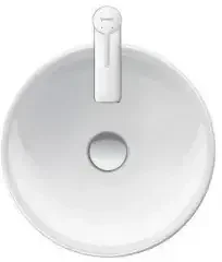 Duravit Aufsatzbecken D-NEO 400x400mm o ÜL ohne Hahnlochbank weiß