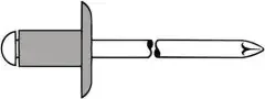 Gesipa Blindniet Nietschaft dxl 4,0×12,0mm K12 Alu/Stahl 500 St.