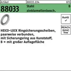 Heico Keilsicherungsscheibe R 88033 HLRB-16 Stahl flZnnc 100St.