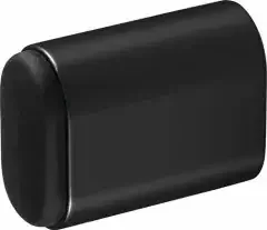 Hermeta Wandtürpuffer 4700/4702/4704 Alu.schwarz ku.-besch.L.50mm