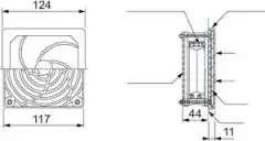 Schneider Electric Filterlüfter IP20 65M3/H NSYCVF65M230PF