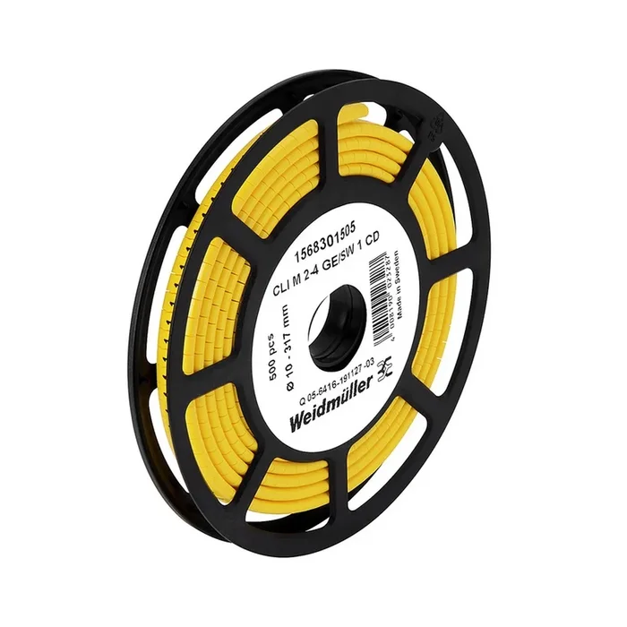 Weidmüller Kabelmarkierungssystem 1568301643 Typ CLI M 2-4 GE/SW D CD